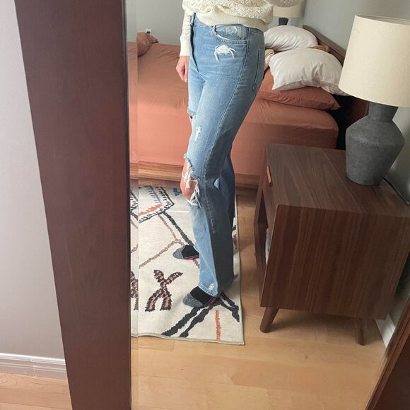 Zara Full Length, Wide Leg Jeans - Picture 3 of 3